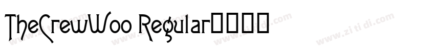 TheCrewW00 Regular字体转换